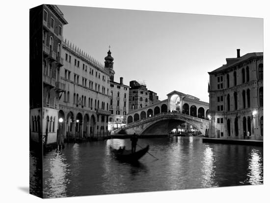 Rialto Bridge, Grand Canal, Venice, Italy-Alan Copson-Stretched Canvas