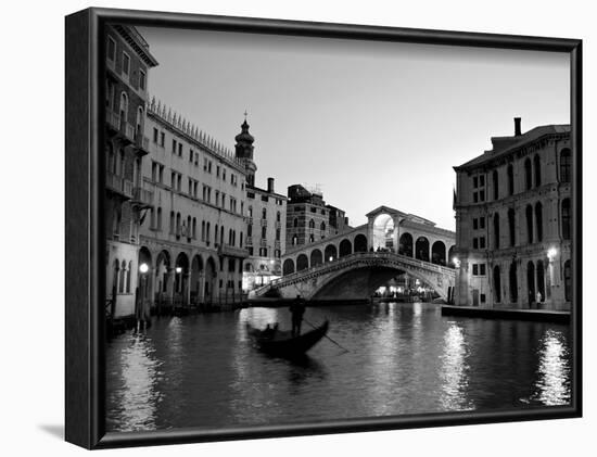 Rialto Bridge, Grand Canal, Venice, Italy-Alan Copson-Framed Photographic Print