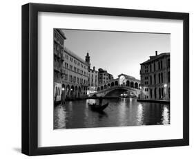 Rialto Bridge, Grand Canal, Venice, Italy-Alan Copson-Framed Photographic Print