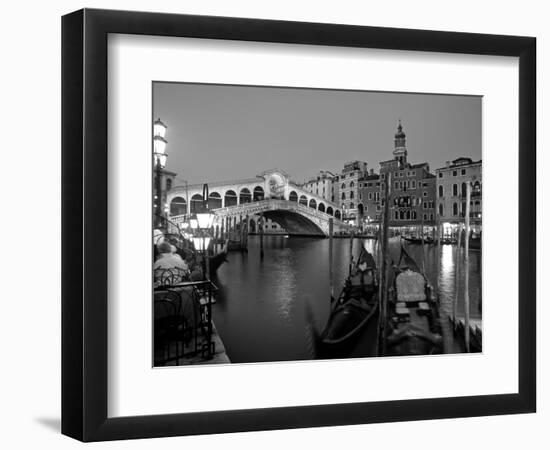 Rialto Bridge, Grand Canal, Venice, Italy-Demetrio Carrasco-Framed Photographic Print