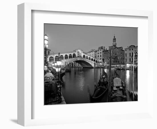 Rialto Bridge, Grand Canal, Venice, Italy-Demetrio Carrasco-Framed Photographic Print