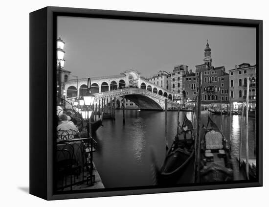 Rialto Bridge, Grand Canal, Venice, Italy-Demetrio Carrasco-Framed Stretched Canvas