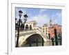 Rialto Bridge, Grand Canal, Venice, UNESCO World Heritage Site, Veneto, Italy, Europe-Amanda Hall-Framed Photographic Print