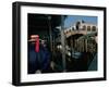 Rialto Bridge, Grand Canal, Venice, Unesco World Heritage Site, Veneto, Italy-Bruno Barbier-Framed Photographic Print