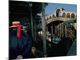 Rialto Bridge, Grand Canal, Venice, Unesco World Heritage Site, Veneto, Italy-Bruno Barbier-Mounted Photographic Print