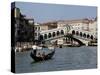 Rialto Bridge, Grand Canal, Venice, Veneto, Italy, Europe-Peter Richardson-Stretched Canvas