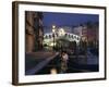 Rialto Bridge Illuminated at Night in Venice, UNESCO World Heritage Site, Veneto, Italy, Europe-null-Framed Photographic Print