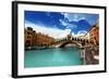 Rialto Bridge In Venice, Italy-Iakov Kalinin-Framed Art Print