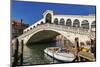 Rialto Bridge on Grand Canal, Venice, UNESCO World Heritage Site, Veneto, Italy, Europe-Marco Brivio-Mounted Photographic Print