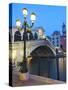 Rialto Bridge on the Grand Canal, Venice, UNESCO World Heritage Site, Veneto, Italy, Europe-Amanda Hall-Stretched Canvas