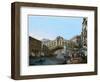 Rialto Bridge, Venice, Italy, 19th Century-Kirchmayn-Framed Giclee Print