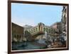 Rialto Bridge, Venice, Italy, 19th Century-Kirchmayn-Framed Giclee Print