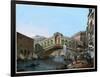 Rialto Bridge, Venice, Italy, 19th Century-Kirchmayn-Framed Giclee Print