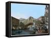 Rialto Bridge, Venice, Italy, 19th Century-Kirchmayn-Framed Stretched Canvas