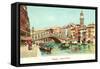 Rialto Bridge, Venice, Italy-null-Framed Stretched Canvas