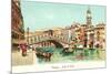 Rialto Bridge, Venice, Italy-null-Mounted Art Print