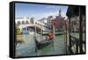 Rialto Bridge, Venice, UNESCO World Heritage Site, Veneto, Italy, Europe-Frank Fell-Framed Stretched Canvas