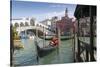 Rialto Bridge, Venice, UNESCO World Heritage Site, Veneto, Italy, Europe-Frank Fell-Stretched Canvas