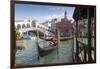 Rialto Bridge, Venice, UNESCO World Heritage Site, Veneto, Italy, Europe-Frank Fell-Framed Photographic Print