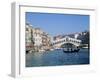 Rialto Bridge, Venice, Unesco World Heritage Site, Veneto, Italy-Lee Frost-Framed Photographic Print