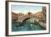 Rialto Bridge, Venice-null-Framed Art Print