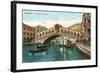 Rialto Bridge, Venice-null-Framed Art Print