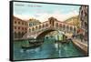 Rialto Bridge, Venice-null-Framed Stretched Canvas