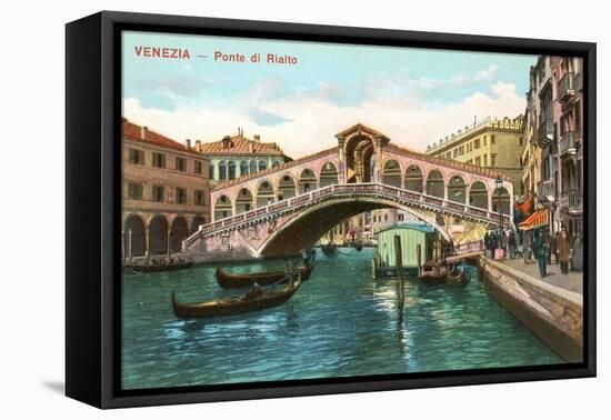 Rialto Bridge, Venice-null-Framed Stretched Canvas