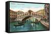 Rialto Bridge, Venice-null-Framed Stretched Canvas