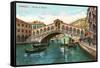 Rialto Bridge, Venice-null-Framed Stretched Canvas