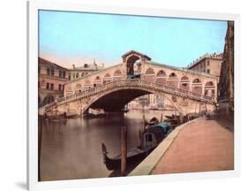 Rialto Bridge, Venice-null-Framed Giclee Print