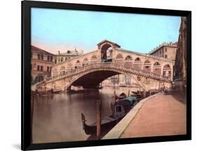 Rialto Bridge, Venice-null-Framed Giclee Print