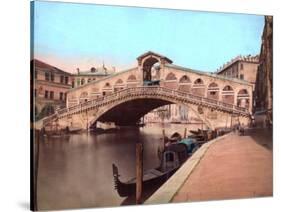 Rialto Bridge, Venice-null-Stretched Canvas