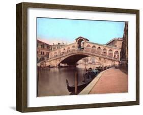 Rialto Bridge, Venice-null-Framed Giclee Print