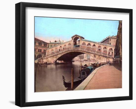 Rialto Bridge, Venice-null-Framed Giclee Print