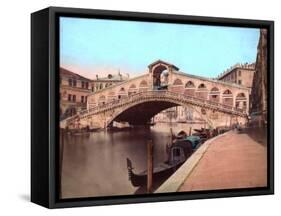 Rialto Bridge, Venice-null-Framed Stretched Canvas