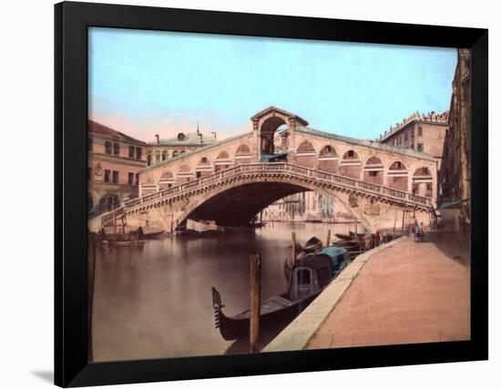 Rialto Bridge, Venice-null-Framed Giclee Print