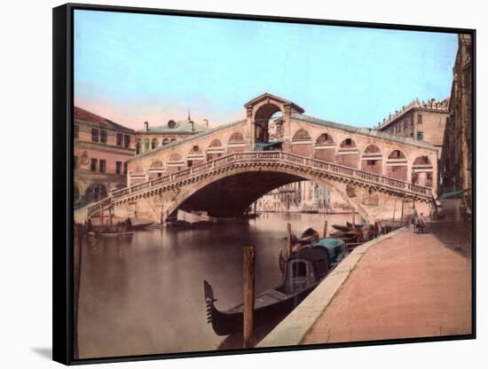 Rialto Bridge, Venice-null-Framed Stretched Canvas