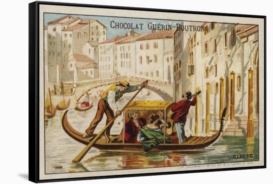 Rialto Bridge, Venice-null-Framed Stretched Canvas