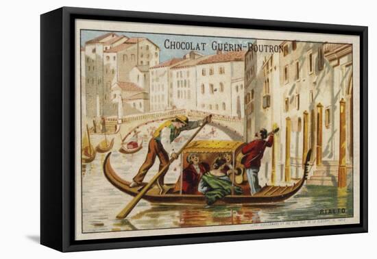 Rialto Bridge, Venice-null-Framed Stretched Canvas