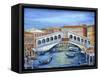 Rialto Bridge-Marilyn Dunlap-Framed Stretched Canvas