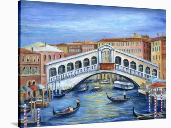 Rialto Bridge-Marilyn Dunlap-Stretched Canvas