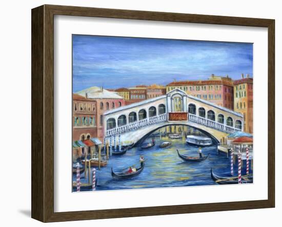 Rialto Bridge-Marilyn Dunlap-Framed Art Print