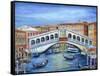 Rialto Bridge-Marilyn Dunlap-Framed Stretched Canvas