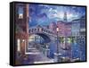 Rialto Bridge-John Zaccheo-Framed Stretched Canvas