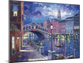 Rialto Bridge-John Zaccheo-Mounted Giclee Print