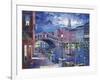 Rialto Bridge-John Zaccheo-Framed Giclee Print