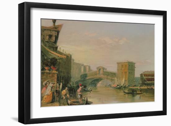 Rialto Bridge-Edward Pritchett-Framed Giclee Print