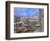 Rialto Dall'Altro Lato-Guido Borelli-Framed Giclee Print