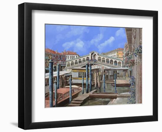 Rialto Dall'Altro Lato-Guido Borelli-Framed Giclee Print